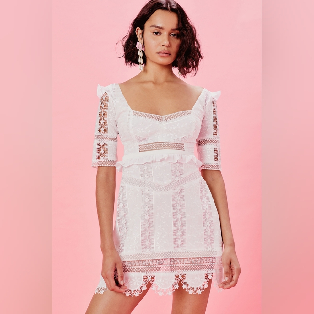 For Love And Lemons Amandine Mini Dress M